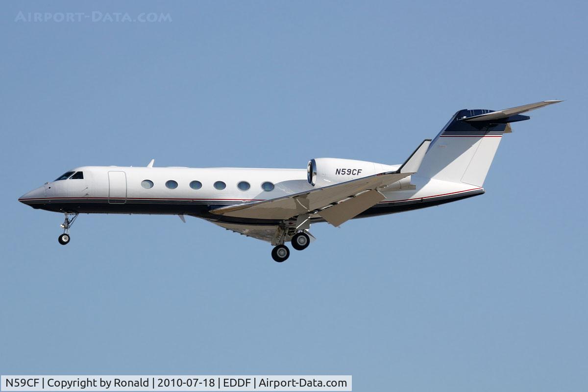 N59CF, 2007 Gulfstream Aerospace GIV-X C/N 4097, at fra