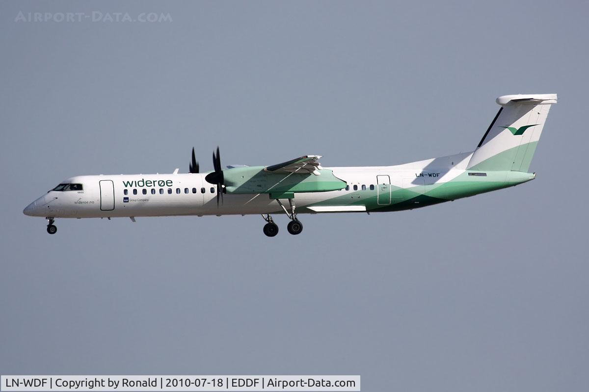 LN-WDF, 2009 De Havilland Canada DHC-8-402Q Dash 8 C/N 4244, at fra