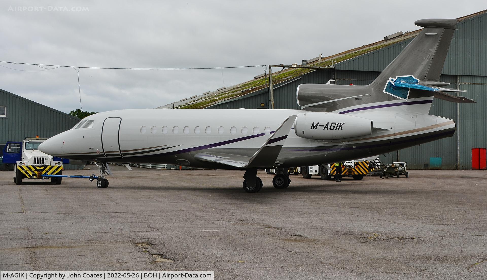 M-AGIK, 2014 Dassault Falcon 900EX C/N 274, At Thurston Aviation
