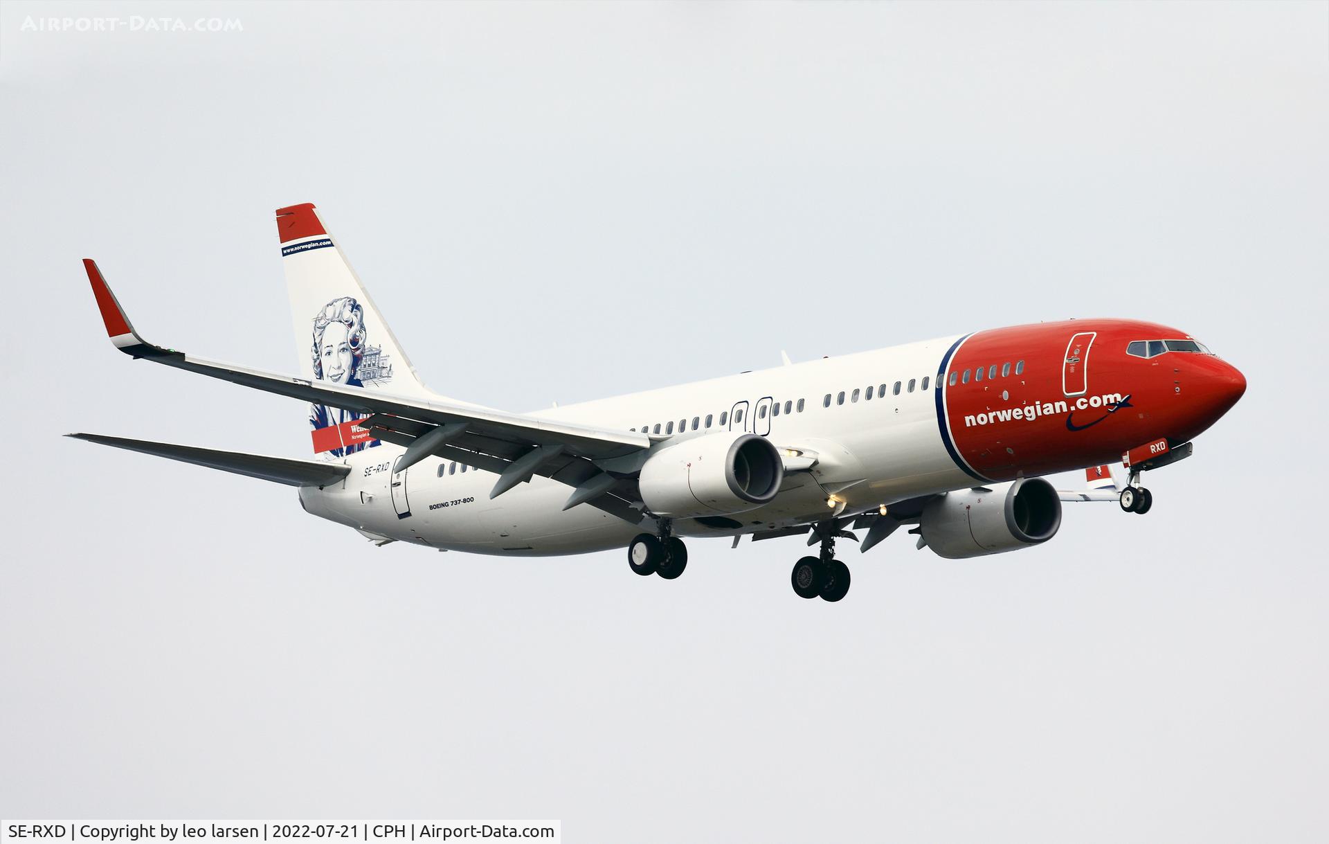 SE-RXD, 2013 Boeing 737-86N C/N 38043, Copenhagen 21.7.2022.First visit.