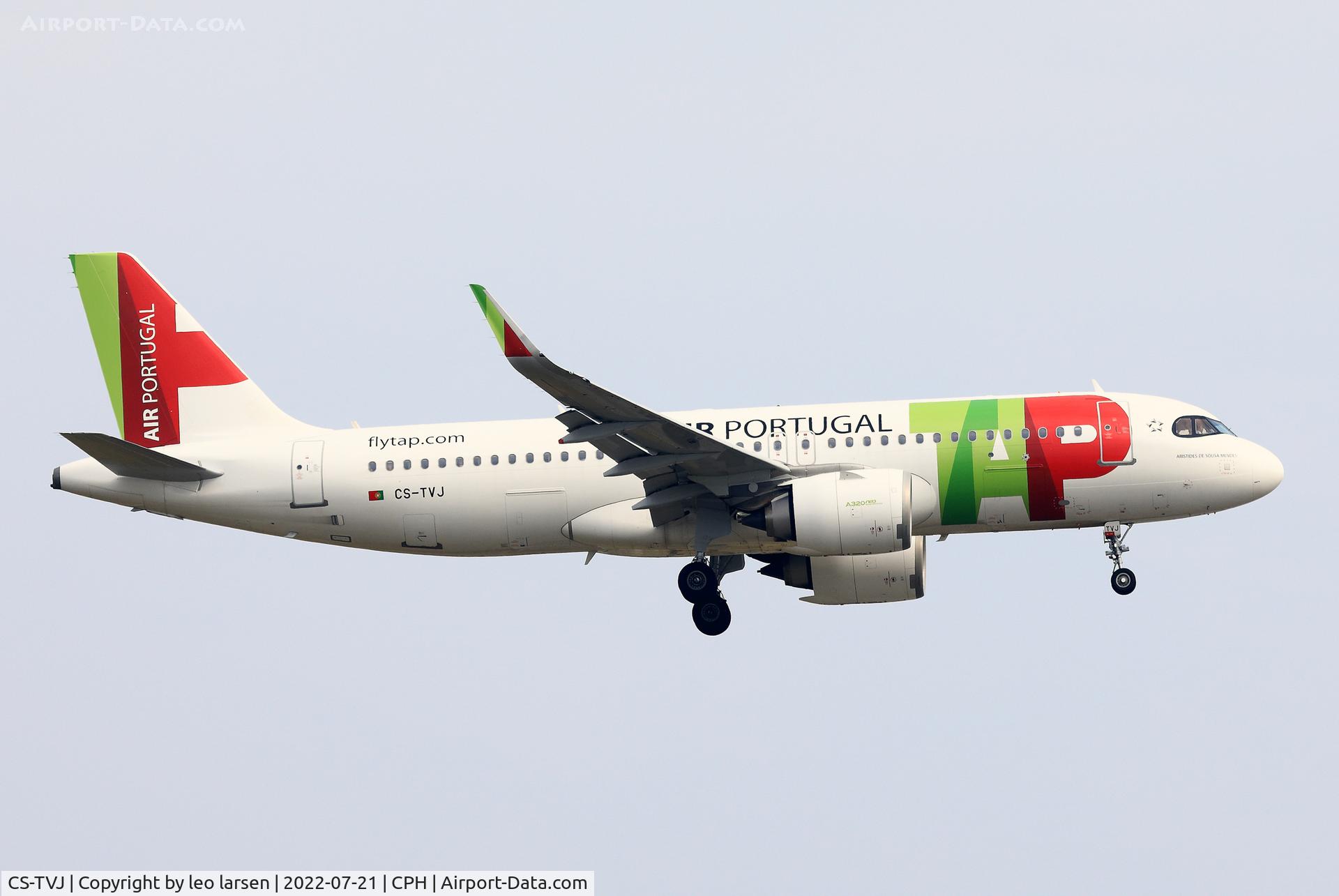 CS-TVJ, 2021 Airbus A320-251N C/N 10471, Copenhagen 21.7.2022