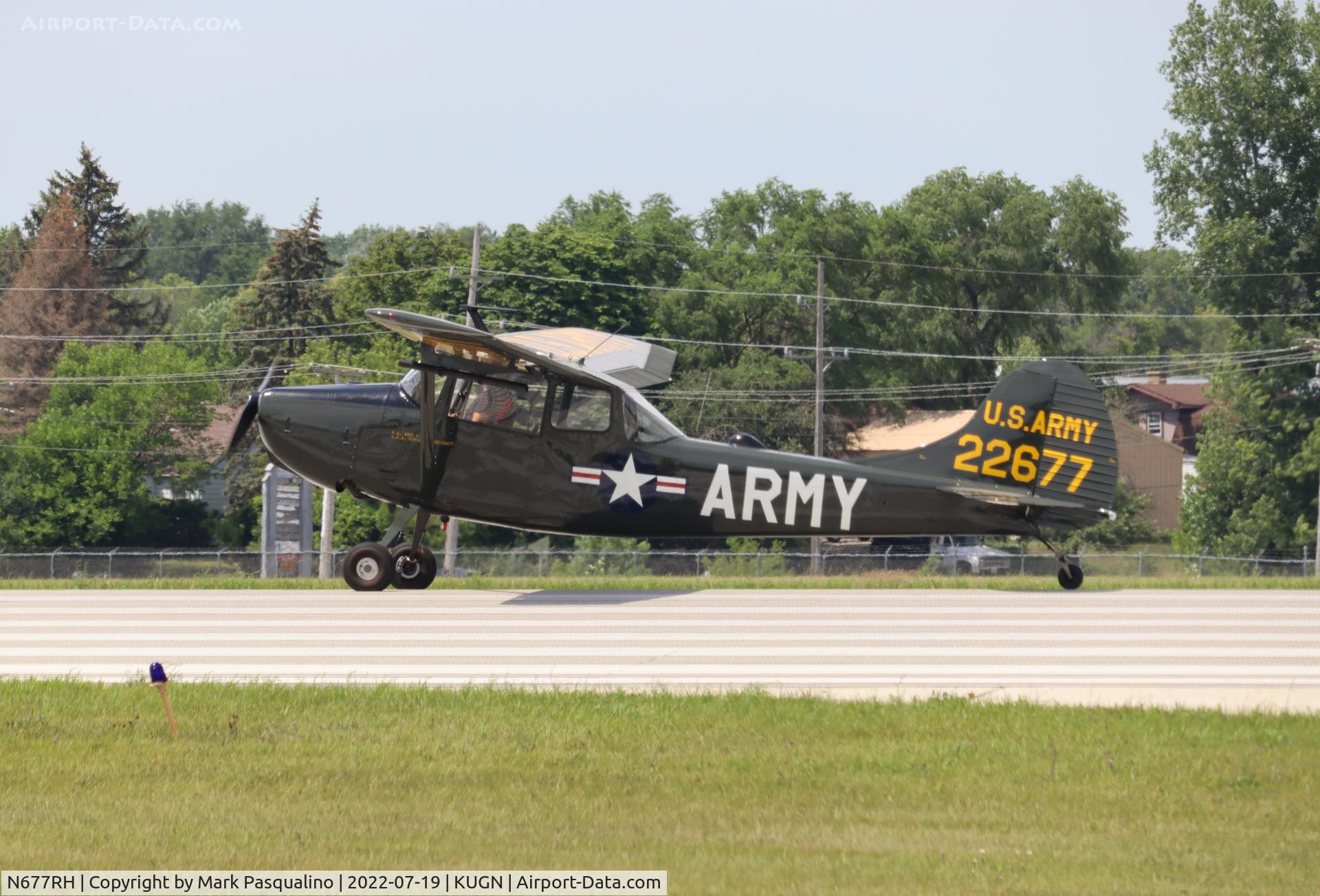 N677RH, Cessna 305A C/N 22677, Cessna 305A