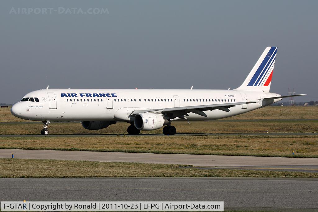 F-GTAR, 2008 Airbus A321-212 C/N 3401, at cdg