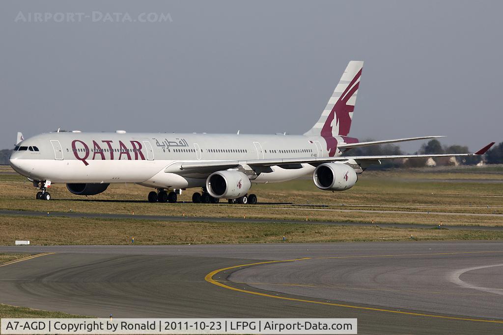 A7-AGD, 2007 Airbus A340-642X C/N 798, at cdg