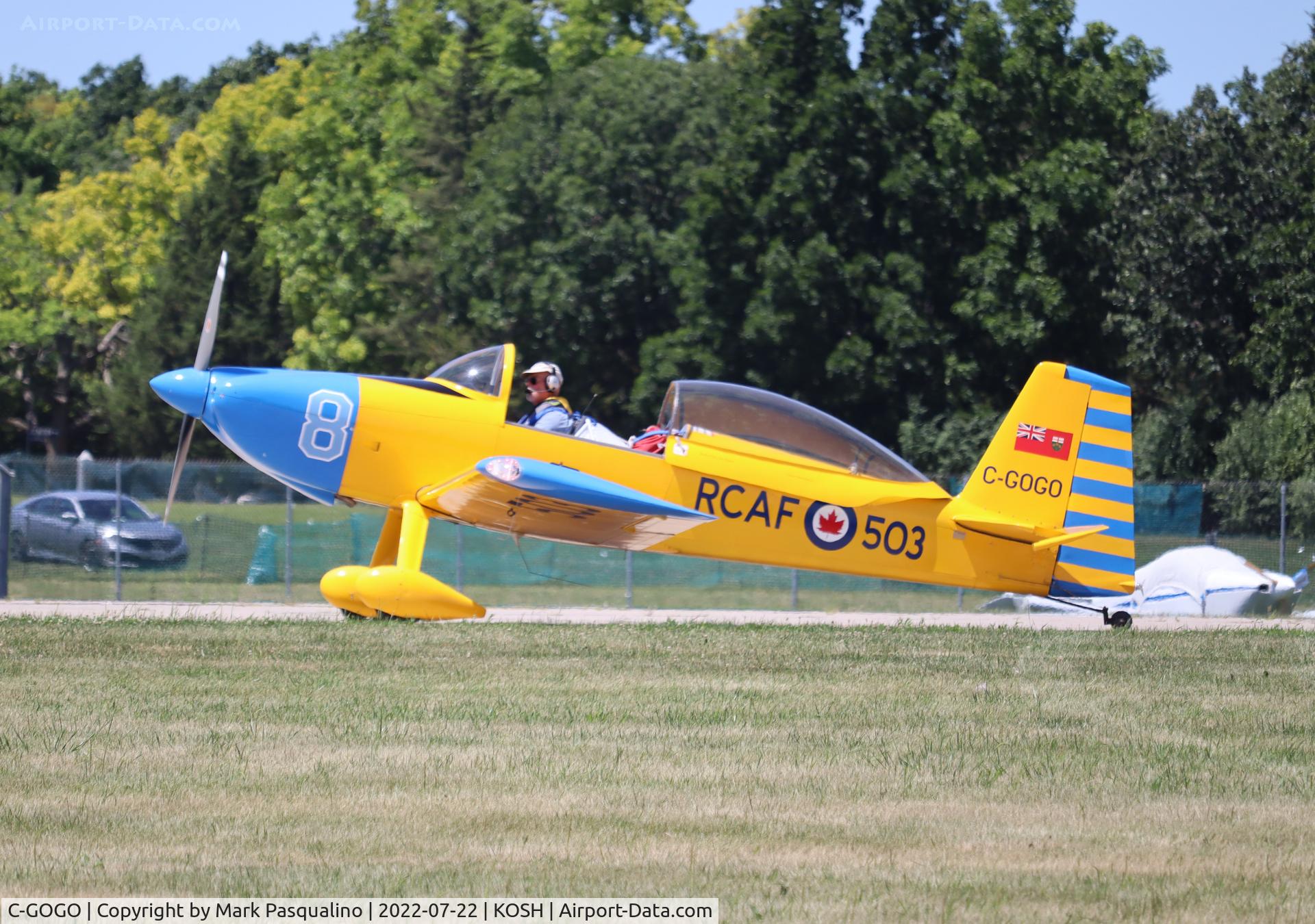 C-GOGO, 2011 Vans RV-8 C/N 82503, Vans RV-8