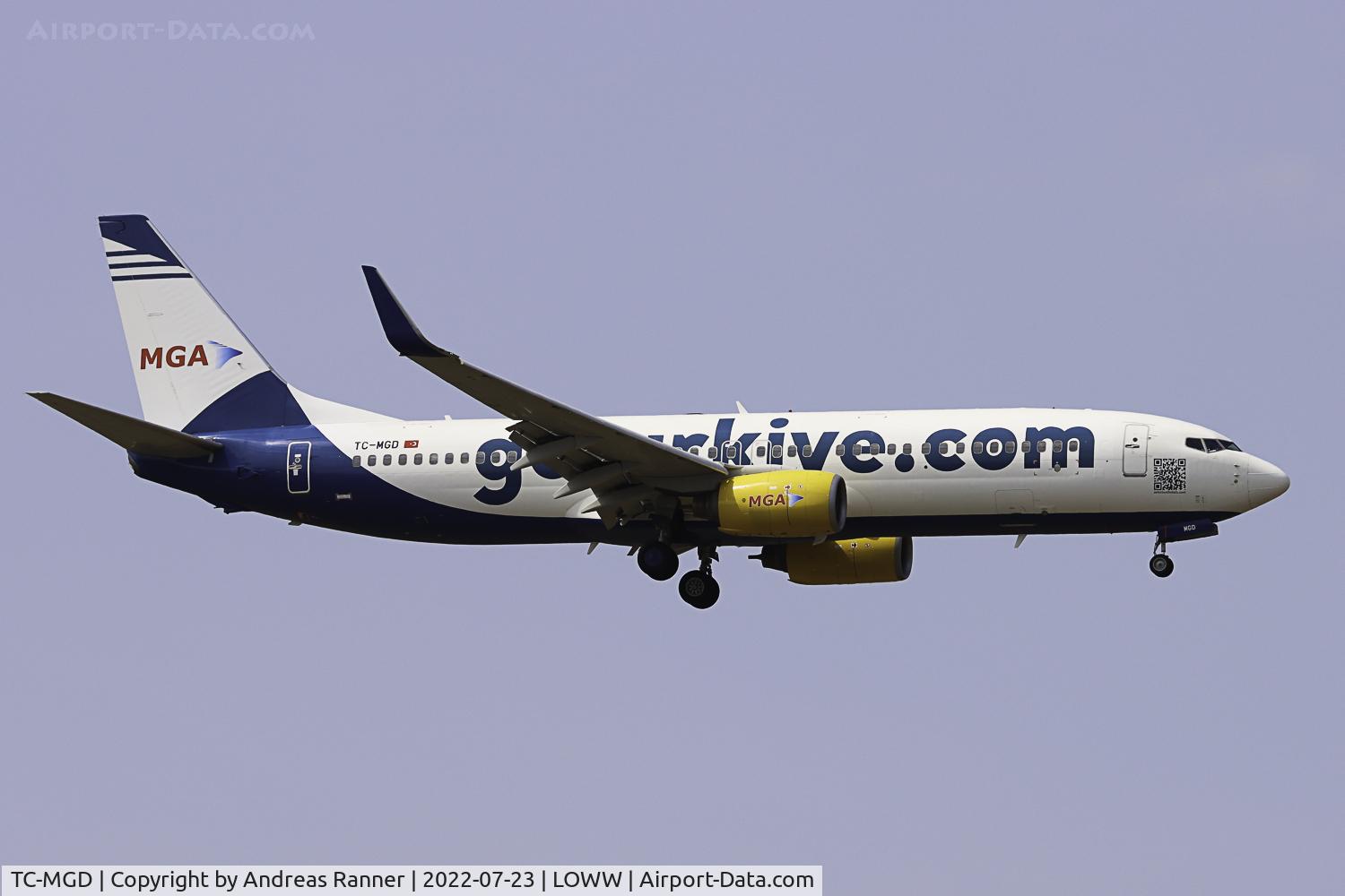 TC-MGD, 1999 Boeing 737-8K5 C/N 27984, Mavi Gök Aviation Boeing 737