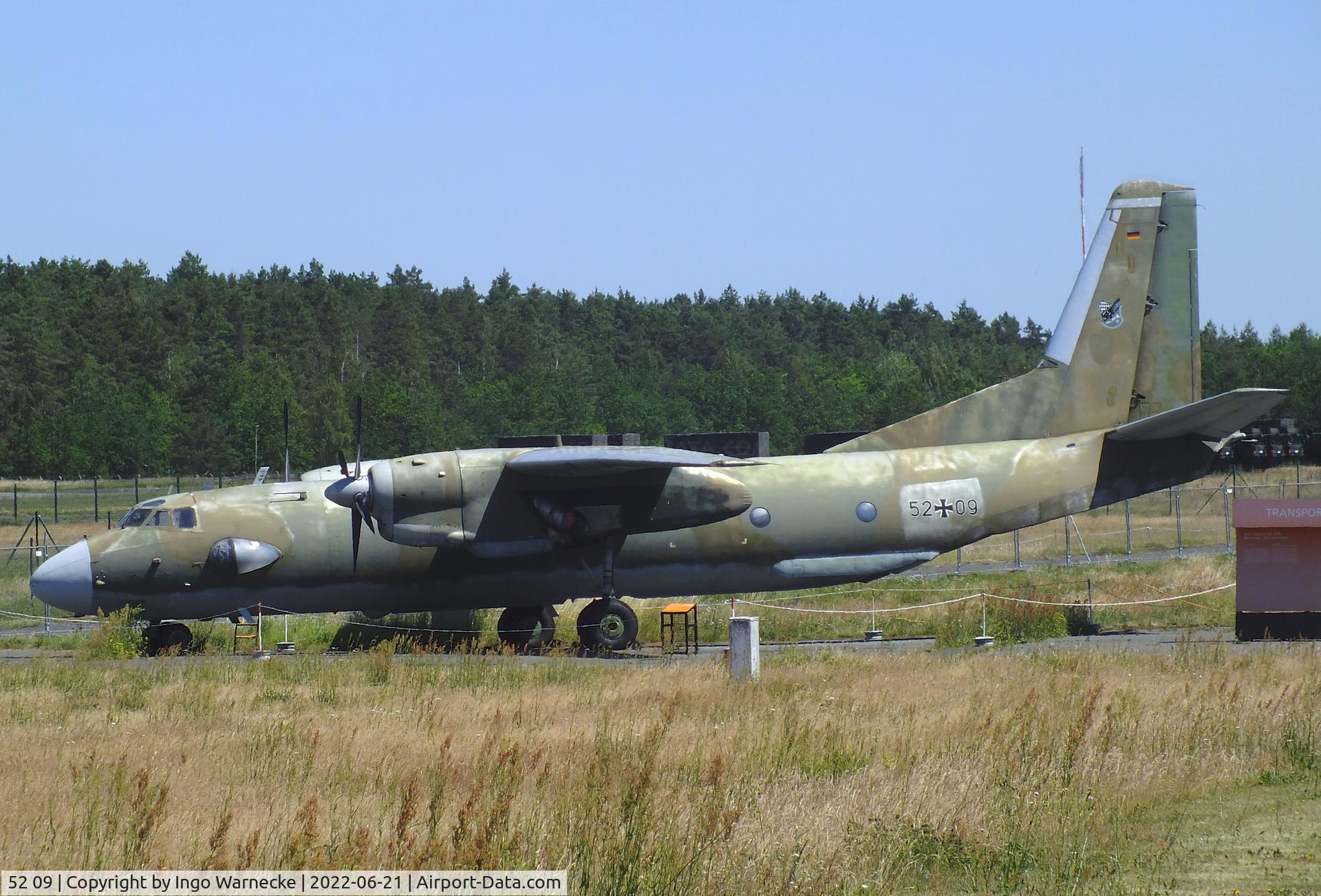 52 09, 1981 Antonov An-26SM C/N 114-02, Antonov An-26SM CURL at the MHM Berlin-Gatow (aka Luftwaffenmuseum, German Air Force Museum)
