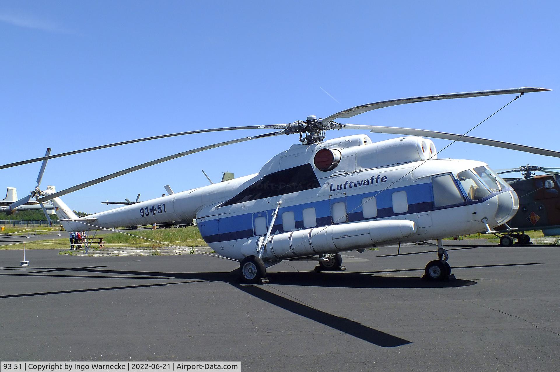 93 51, Mil Mi-8S Hip C/N 105104, Mil Mi-8S HIP at the MHM Berlin-Gatow (aka Luftwaffenmuseum, German Air Force Museum)