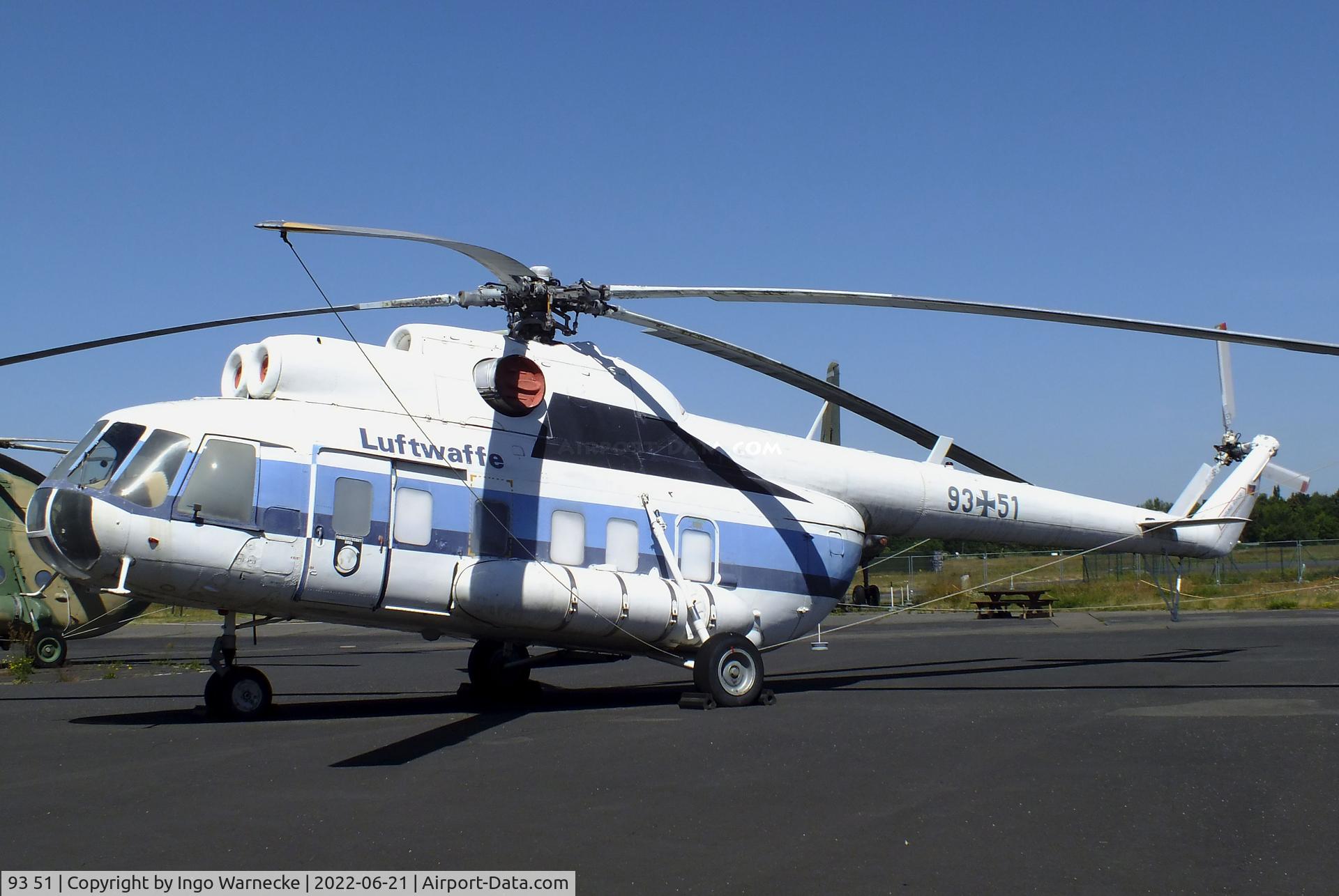 93 51, Mil Mi-8S Hip C/N 105104, Mil Mi-8S HIP at the MHM Berlin-Gatow (aka Luftwaffenmuseum, German Air Force Museum)