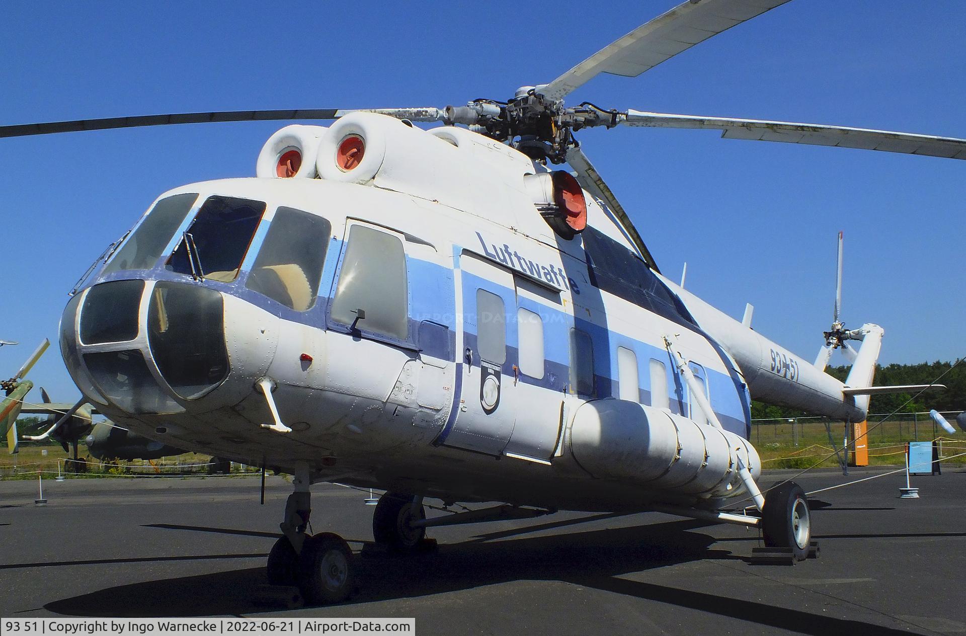 93 51, Mil Mi-8S Hip C/N 105104, Mil Mi-8S HIP at the MHM Berlin-Gatow (aka Luftwaffenmuseum, German Air Force Museum)