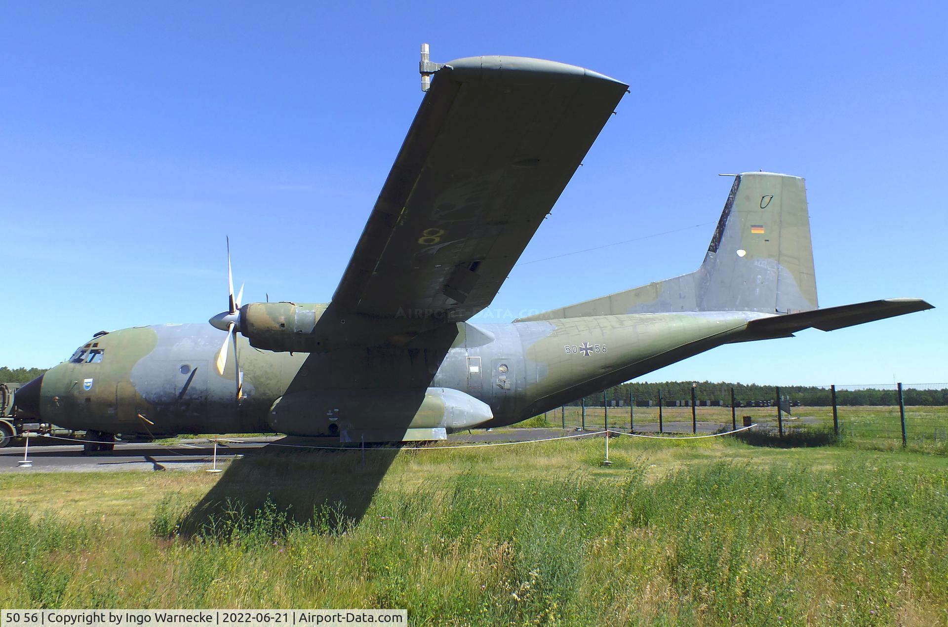 50 56, Transall C-160D C/N D78, Transall C-160D at the MHM Berlin-Gatow (aka Luftwaffenmuseum, German Air Force Museum)