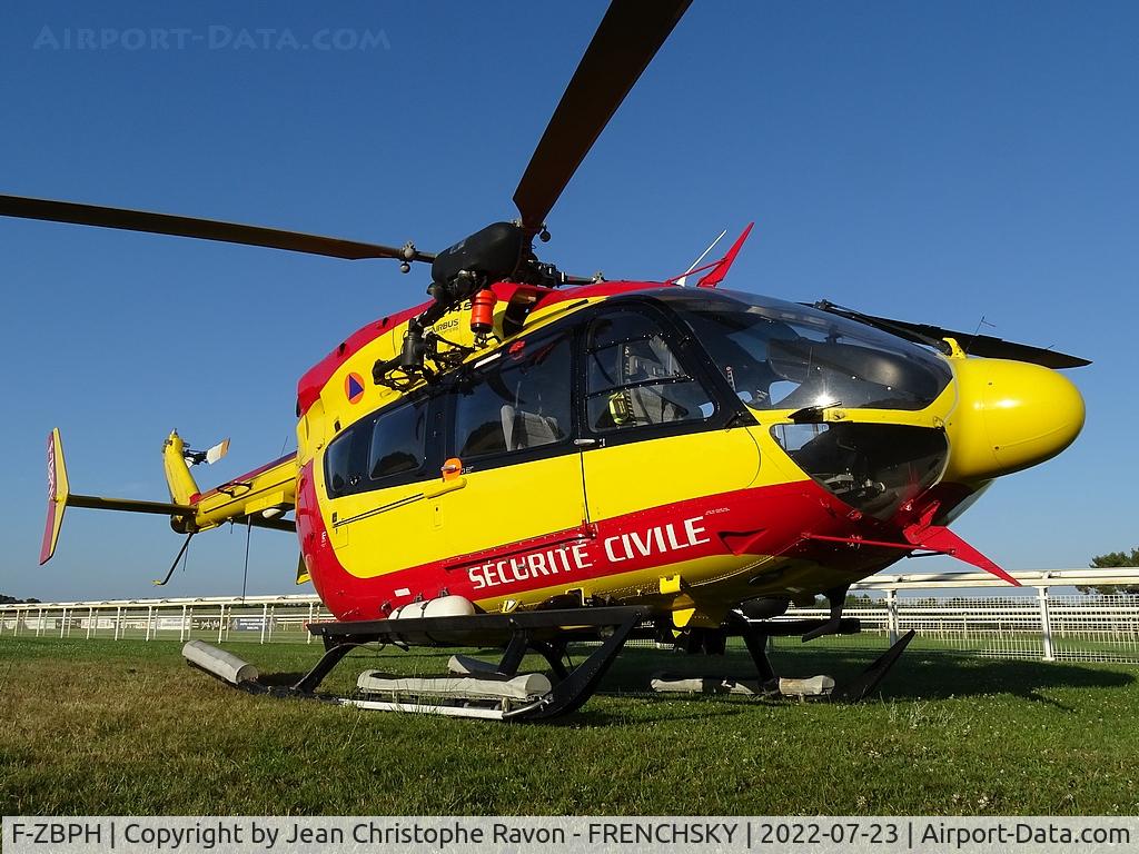 F-ZBPH, Eurocopter-Kawasaki EC-145 (BK-117C-2) C/N 9015, DRAGON 33 - DZ hippodrome incendie La Teste Cazaux