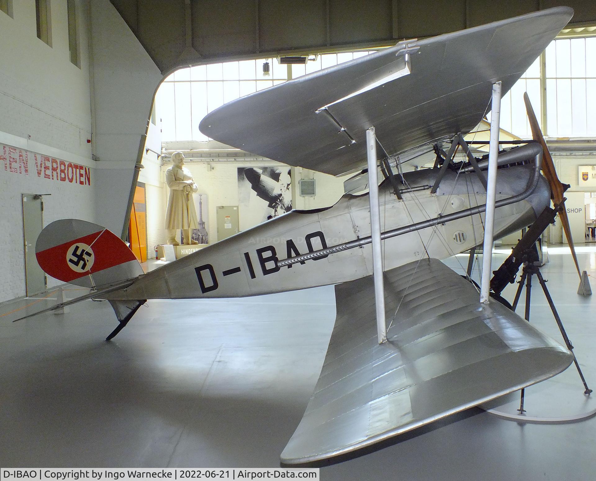 D-IBAO, Halberstadt CL.IV C/N 4205, Halberstadt CL IV civil conversion at the MHM Berlin-Gatow (aka Luftwaffenmuseum, German Air Force Museum)