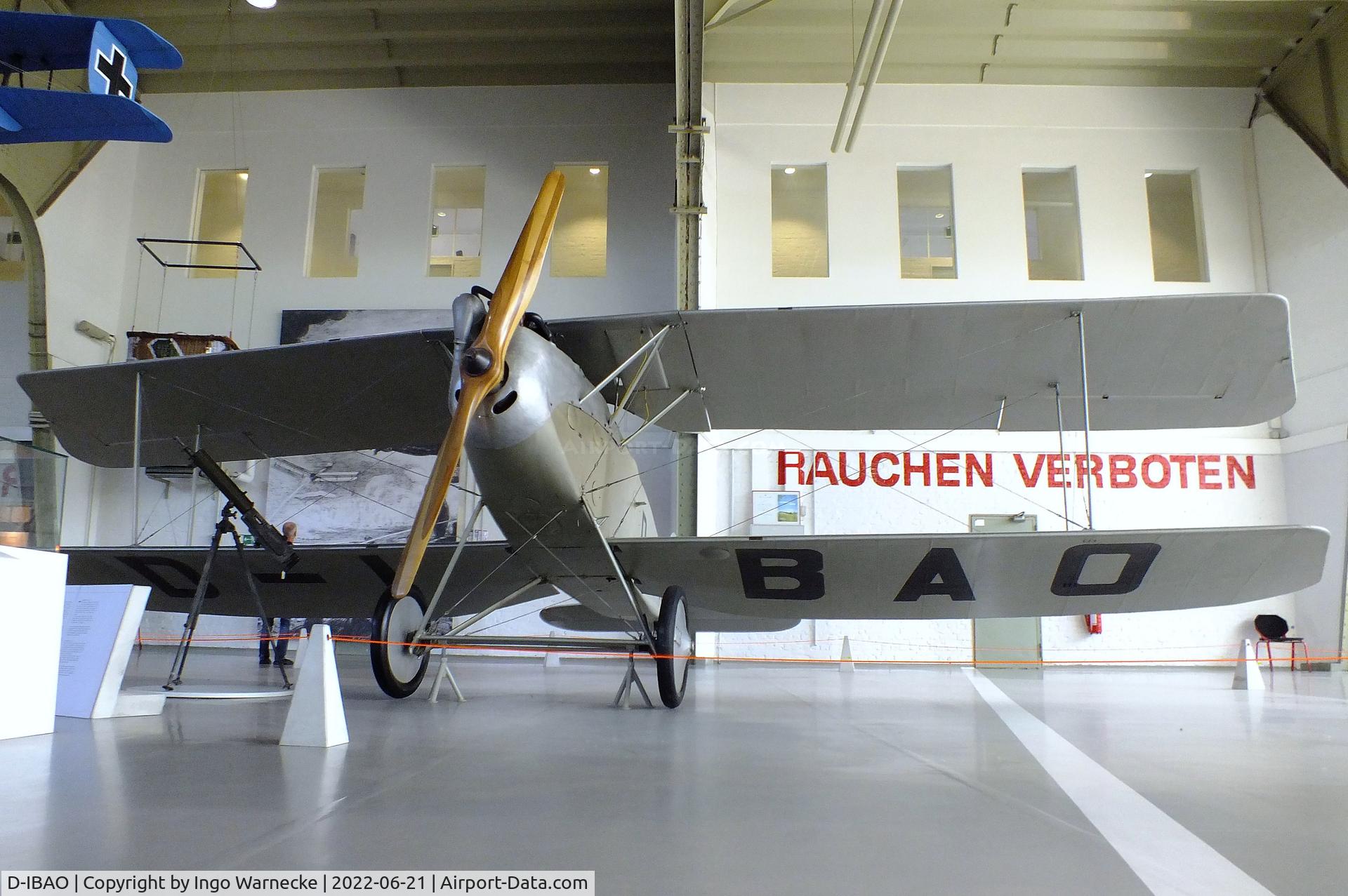 D-IBAO, Halberstadt CL.IV C/N 4205, Halberstadt CL IV civil conversion at the MHM Berlin-Gatow (aka Luftwaffenmuseum, German Air Force Museum)