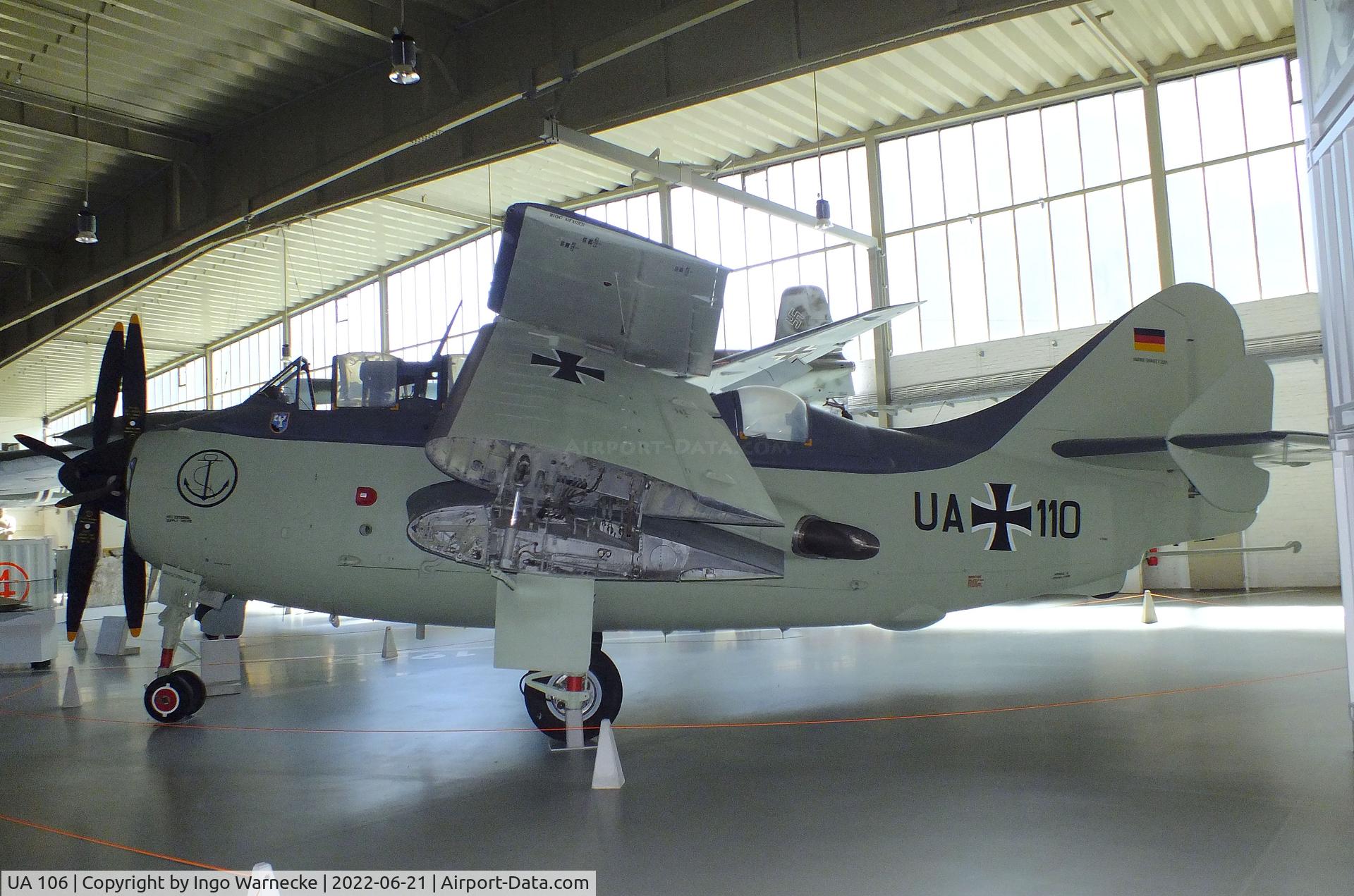 UA 106, Fairey Gannet AS.4 C/N F9391, Fairey Gannet AS4 at the MHM Berlin-Gatow (aka Luftwaffenmuseum, German Air Force Museum)