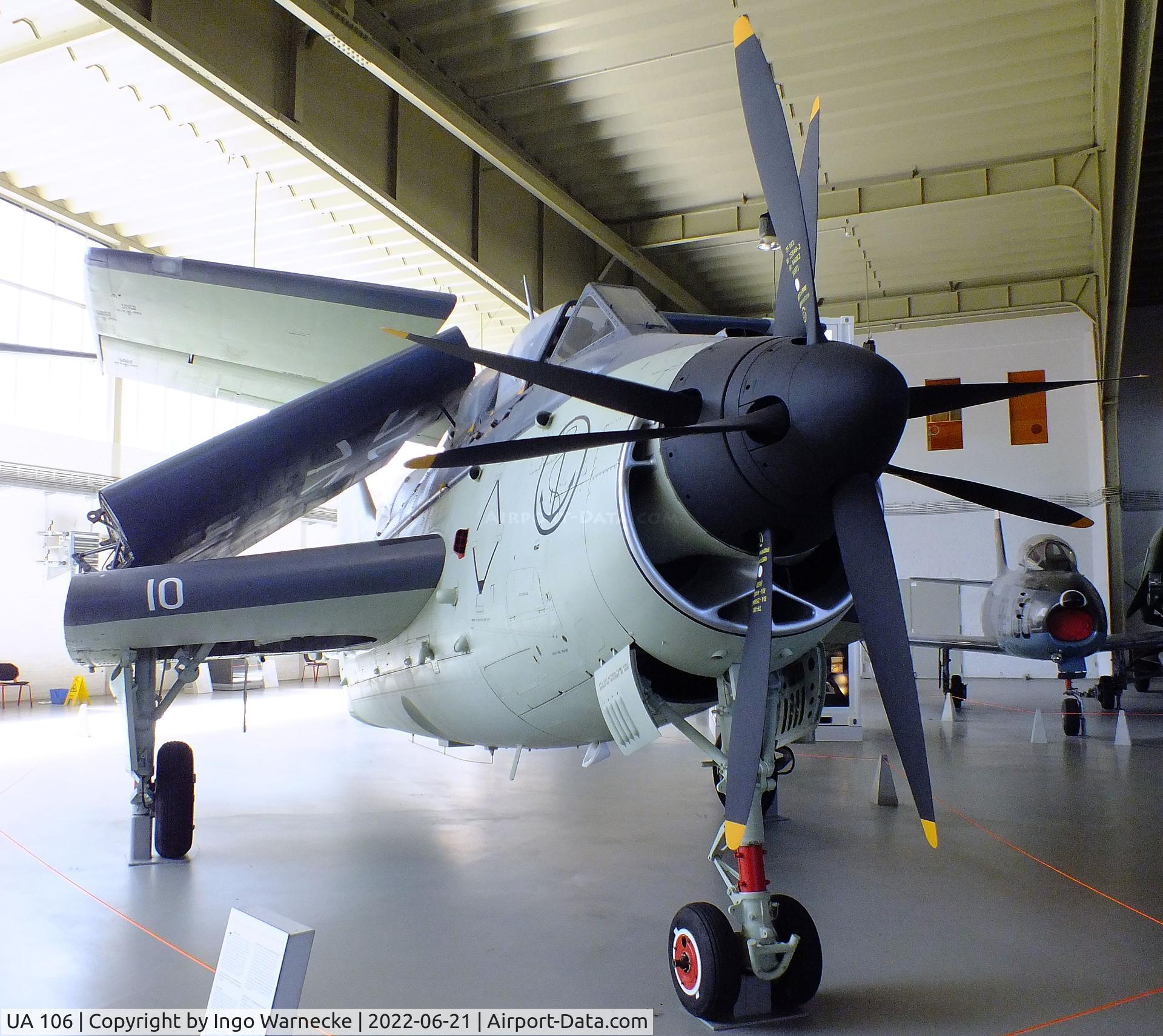 UA 106, Fairey Gannet AS.4 C/N F9391, Fairey Gannet AS4 at the MHM Berlin-Gatow (aka Luftwaffenmuseum, German Air Force Museum)