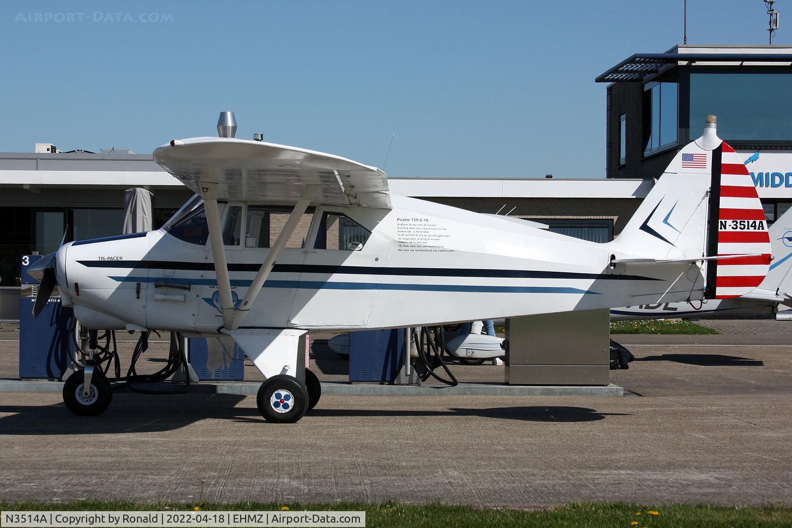 N3514A, 1953 Piper PA-22-135 Tri-Pacer C/N 22-1786, at ehmz