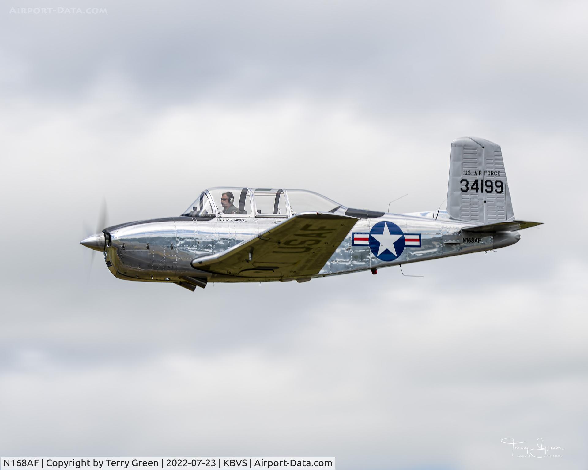 N168AF, 1953 Beech A45 C/N G-299, Heritage Flight Museum