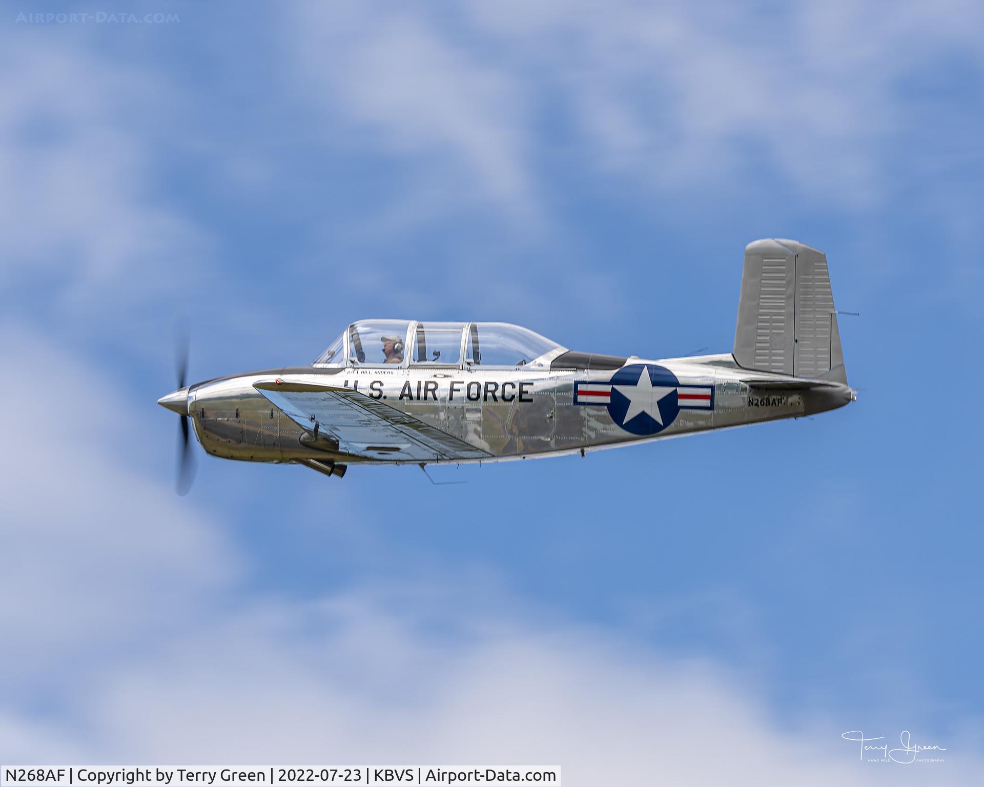 N268AF, 1961 Beech A45 C/N G-828, Heritage Flight Museum