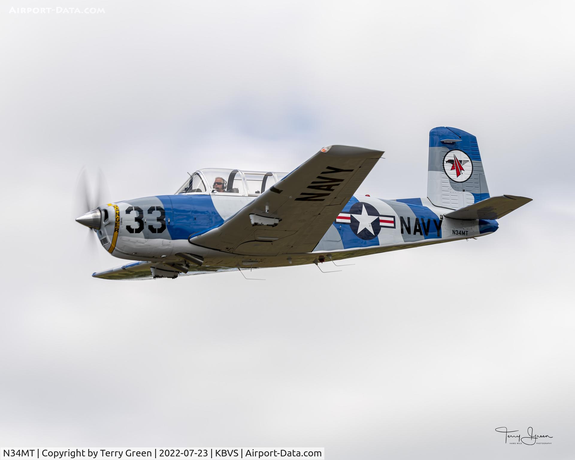 N34MT, 1957 Beech D-45 Mentor C/N BG-417, Heritage Flight Museum
