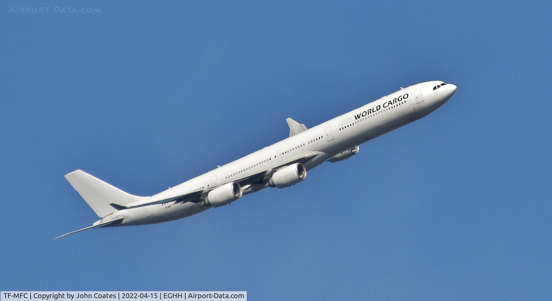 TF-MFC, 2003 Airbus A340-642 C/N 431, Climbing after departure