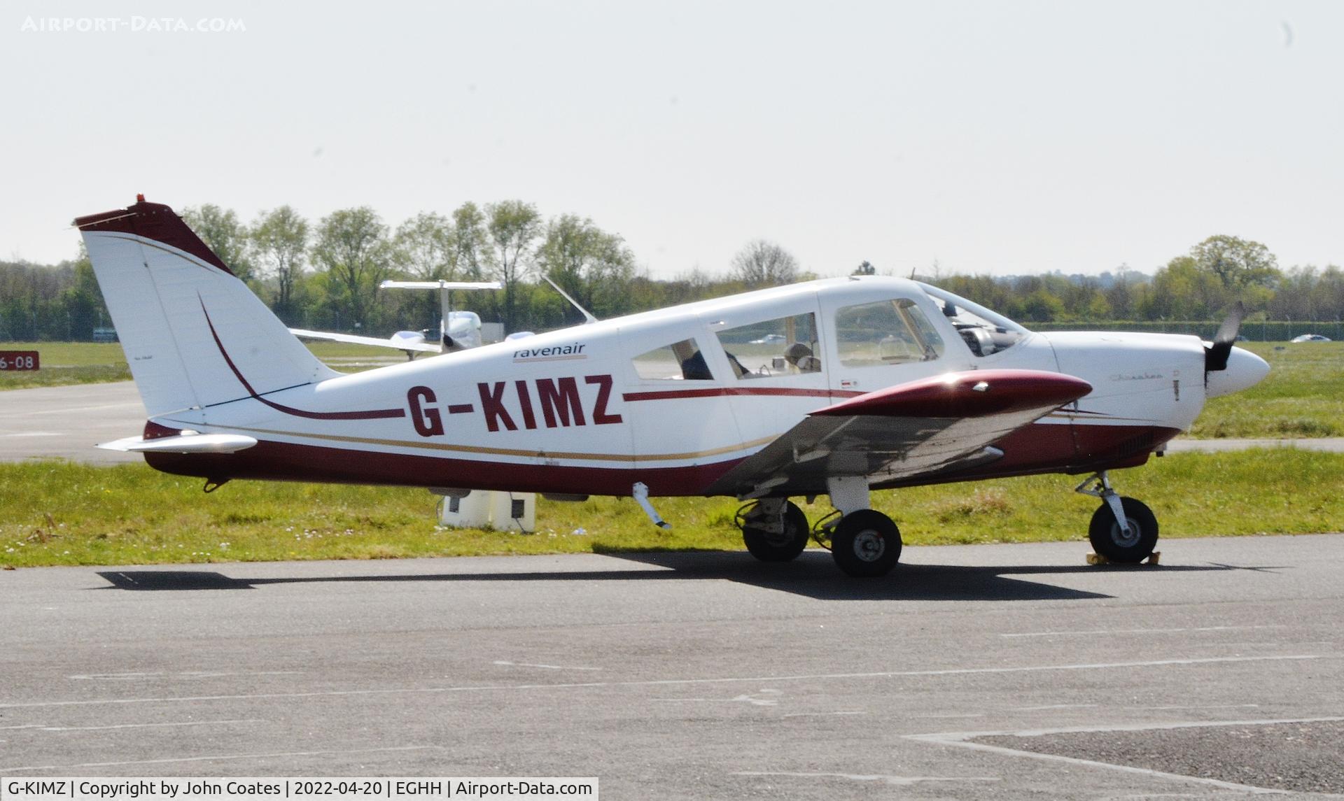 G-KIMZ, 1968 Piper PA-28-180 Cherokee C/N 28-4870, Parked during short visit