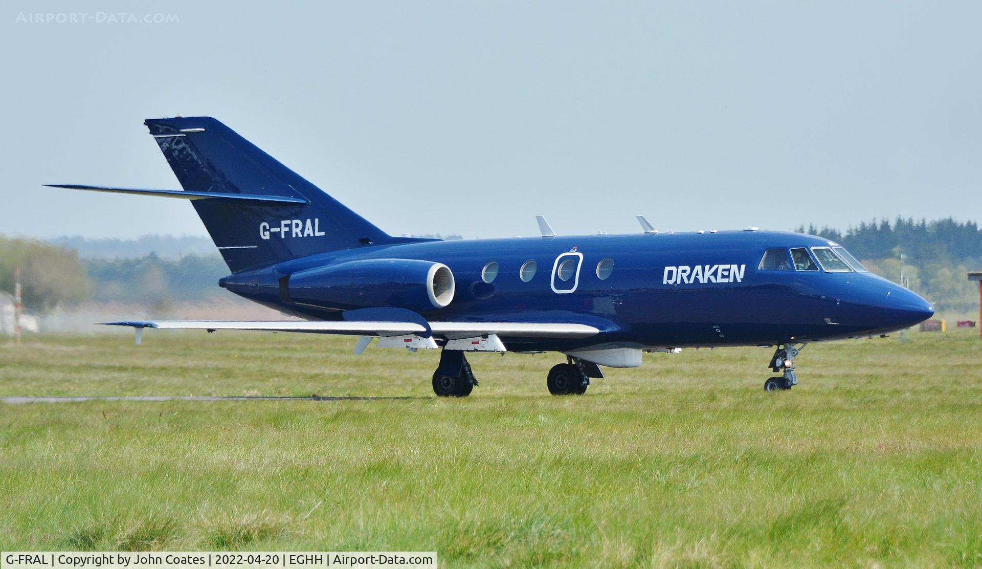 G-FRAL, 1968 Dassault Falcon (Mystere) 20DC C/N 151, Taxiing for departure