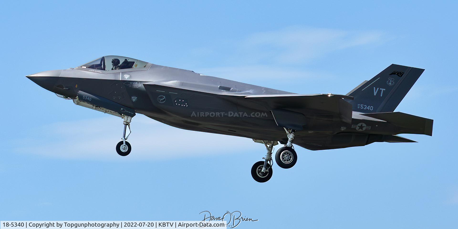18-5340, 2019 Lockheed Martin F-35A Lightning II C/N AF-231, BIRD31
