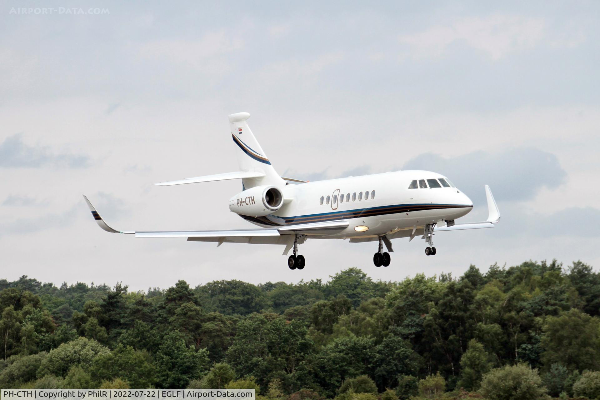 PH-CTH, 2011 Dassault Falcon 2000LX C/N 194, Arriving Farnborough