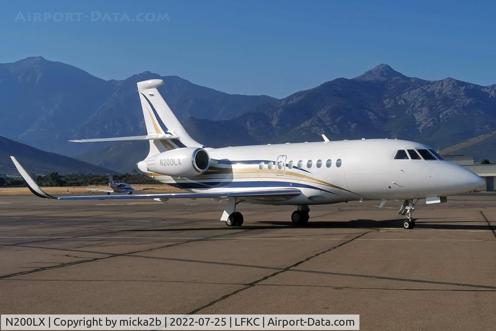N200LX, 2018 Dassault 2000LX C/N 337, Parked
