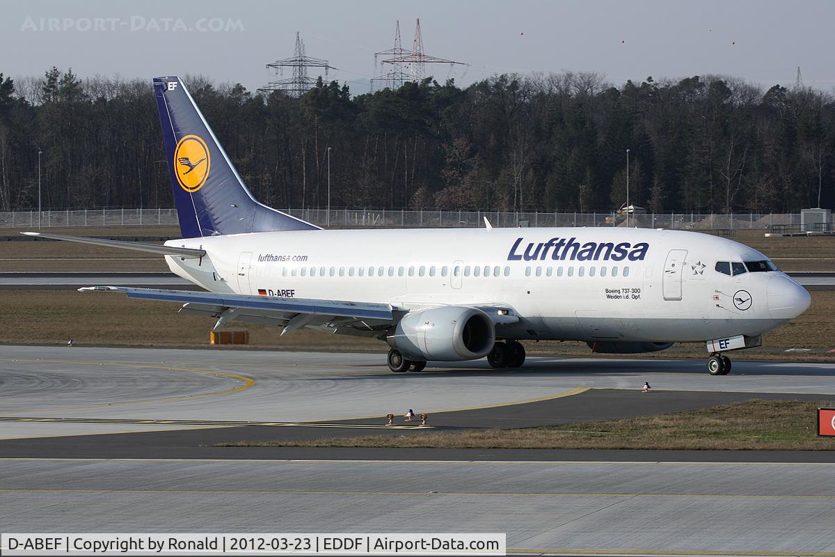 D-ABEF, 1991 Boeing 737-330 C/N 25217, at fra