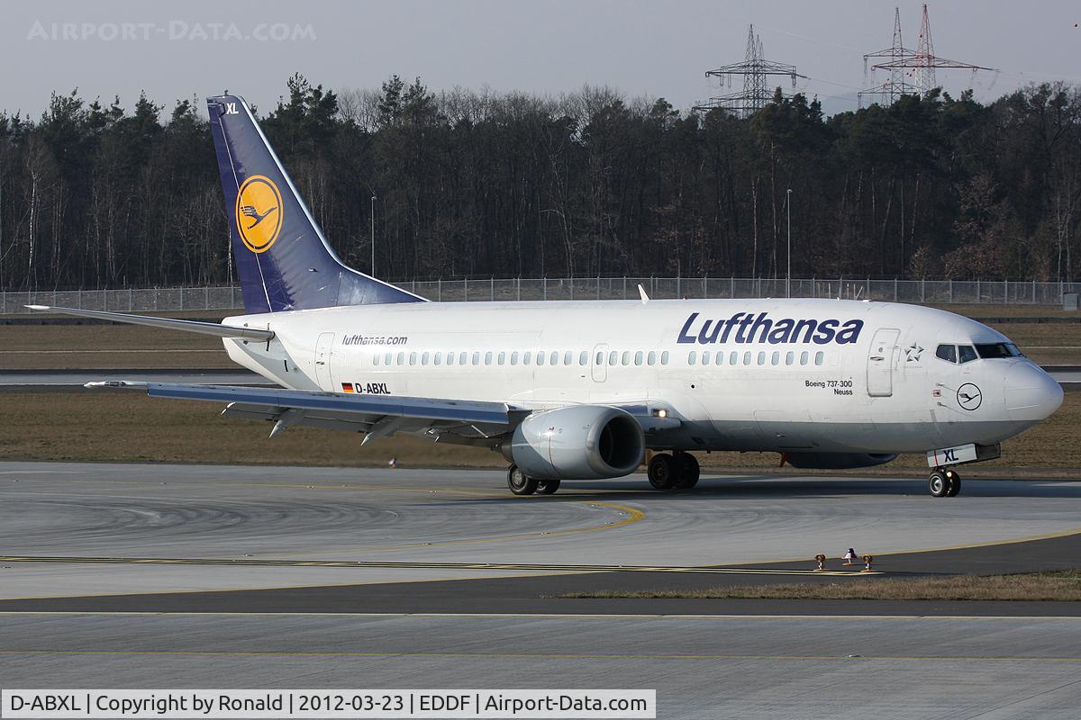 D-ABXL, 1986 Boeing 737-330 C/N 23531, at fra