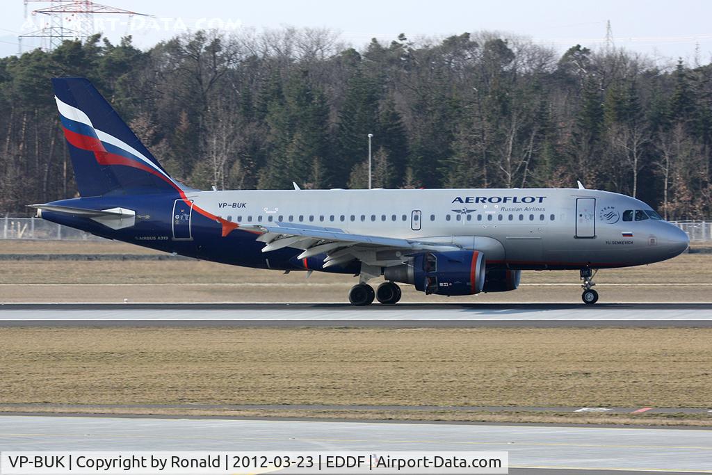 VP-BUK, 2007 Airbus A319-112 C/N 3281, at fra