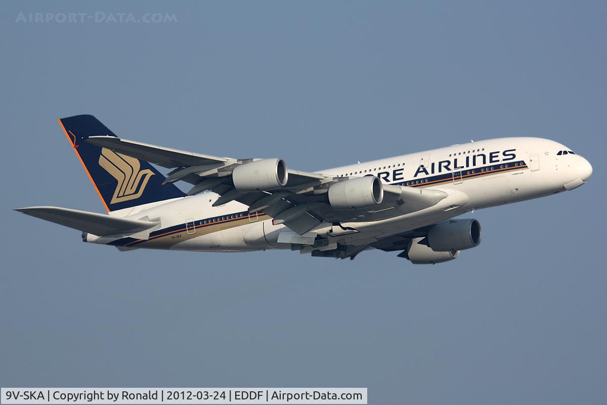 9V-SKA, 2007 Airbus A380-841 C/N 003, at fra