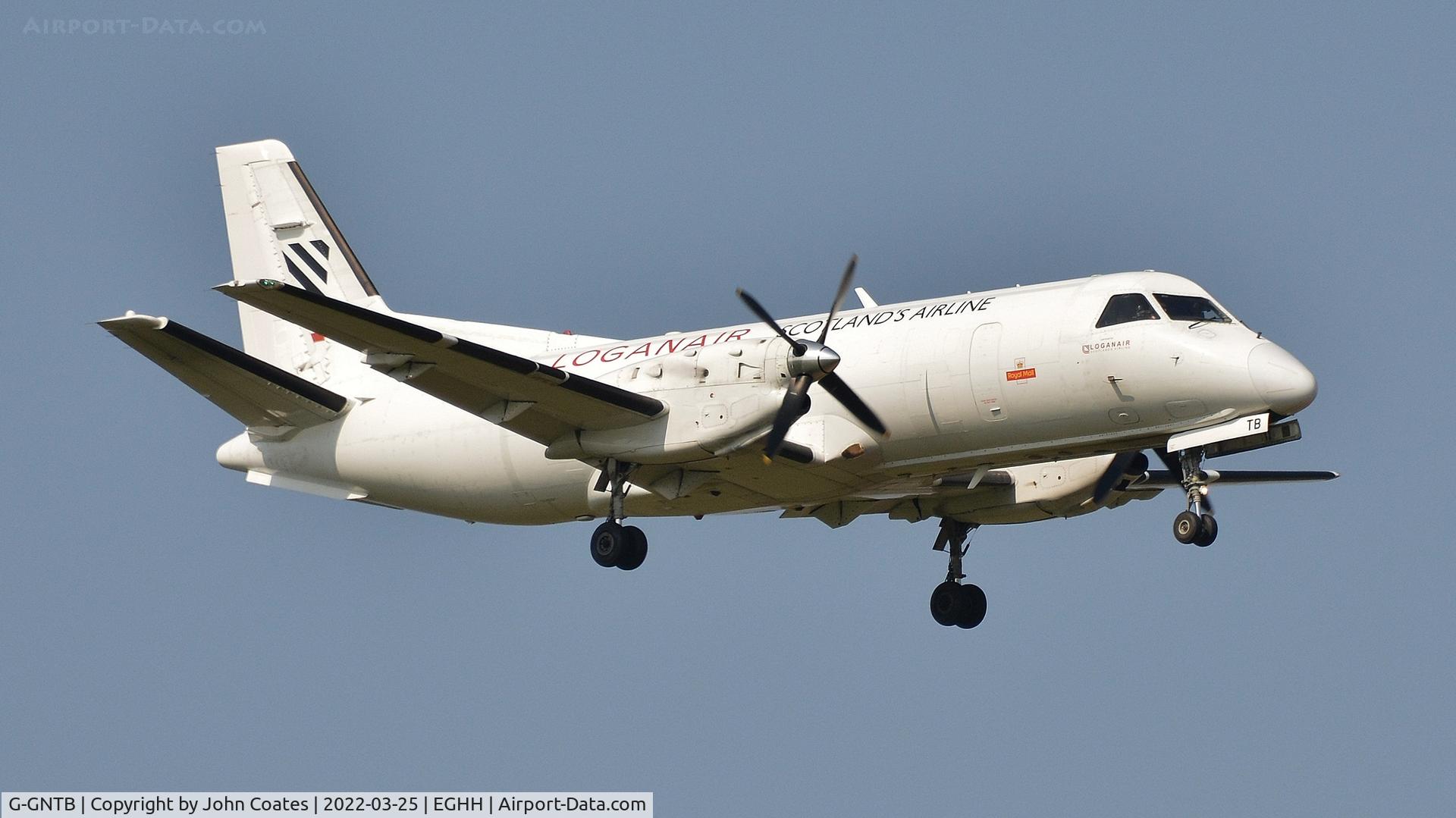 G-GNTB, 1987 Saab SF340A C/N 340A-082, Arriving for repaint