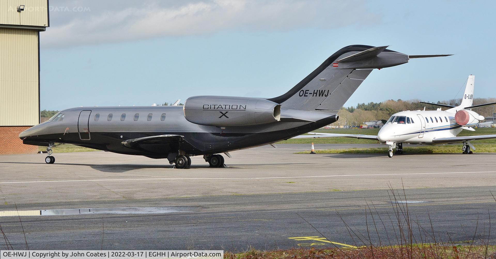 OE-HWJ, 2006 Cessna 750 Citation X Citation X C/N 750-0259, Parked at Technicair