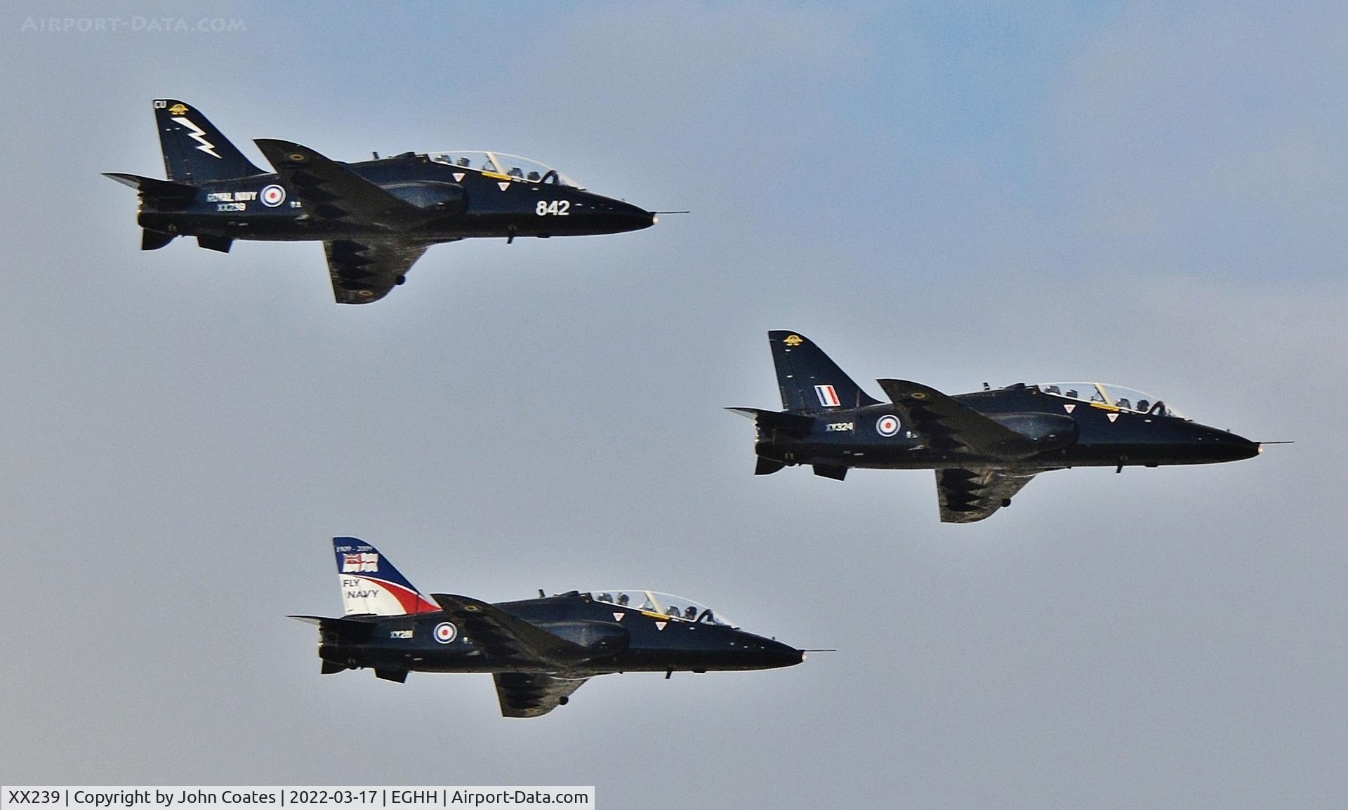 XX239, 1978 Hawker Siddeley Hawk T.1W C/N 075/312075, Final flypast tour from RAF Culdrose together with XY324 and XY251