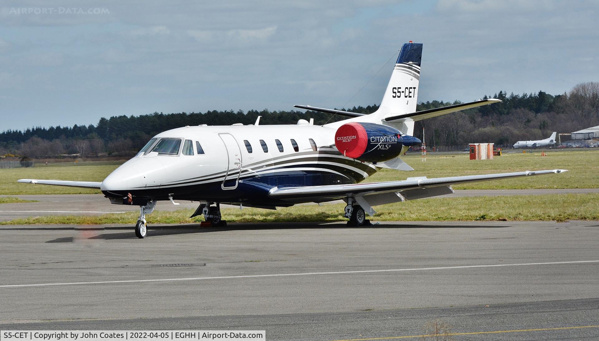 S5-CET, 2019 Cessna 560XL Citation XLS C/N 560-6270, Parked at Technicair