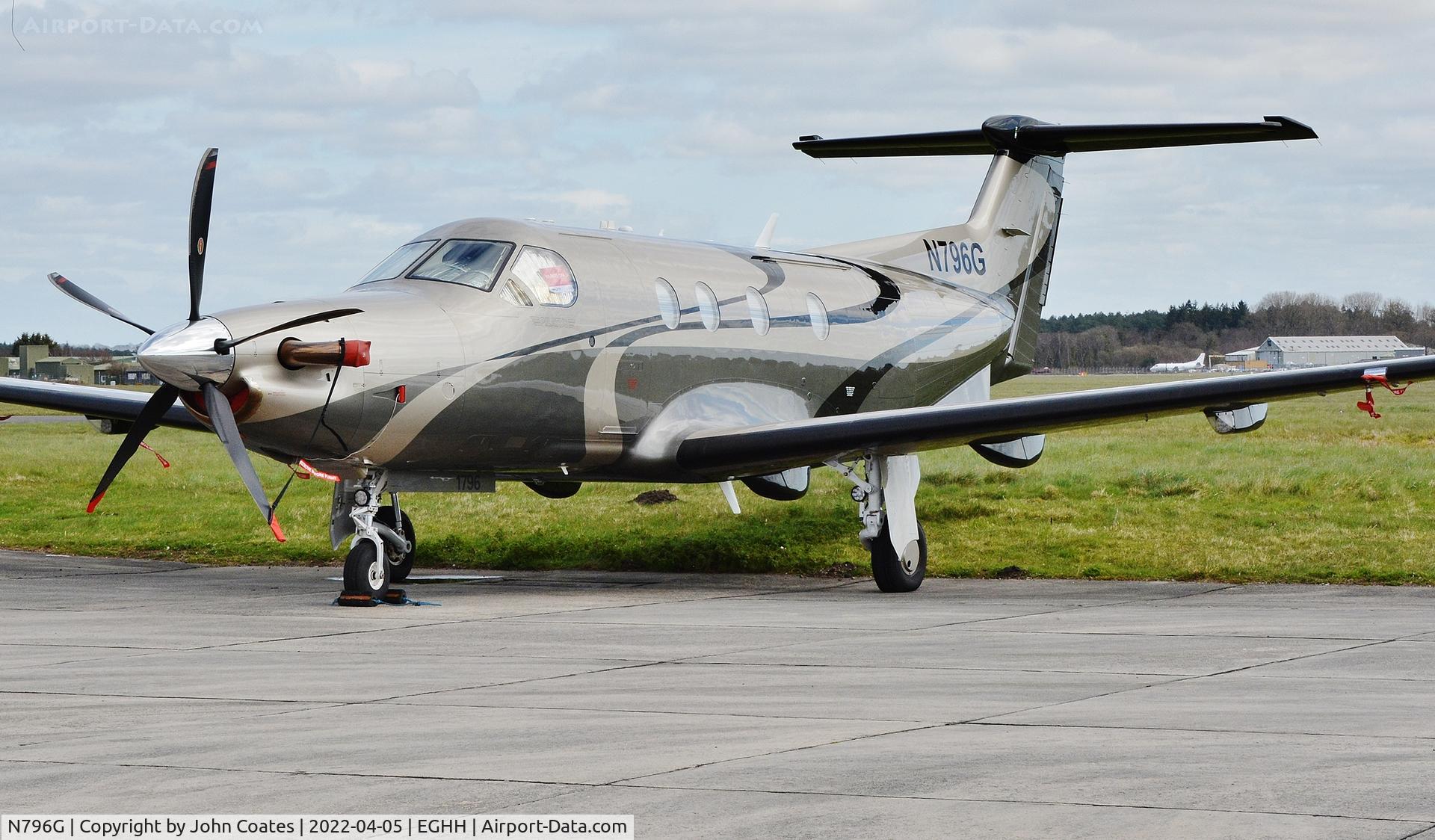 N796G, 2018 Pilatus PC-12/47E C/N 1796, ex OH-JRJ at BAS