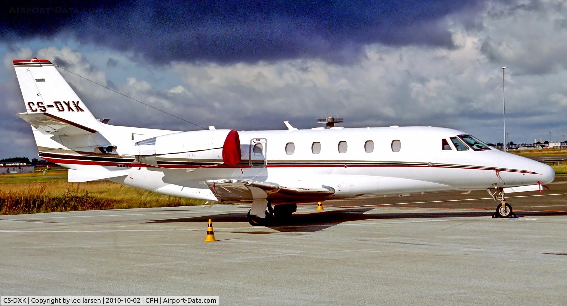 CS-DXK, 2006 Cessna 560XL Citation XLS C/N 560-5633, Copenhagen 2.10.2010