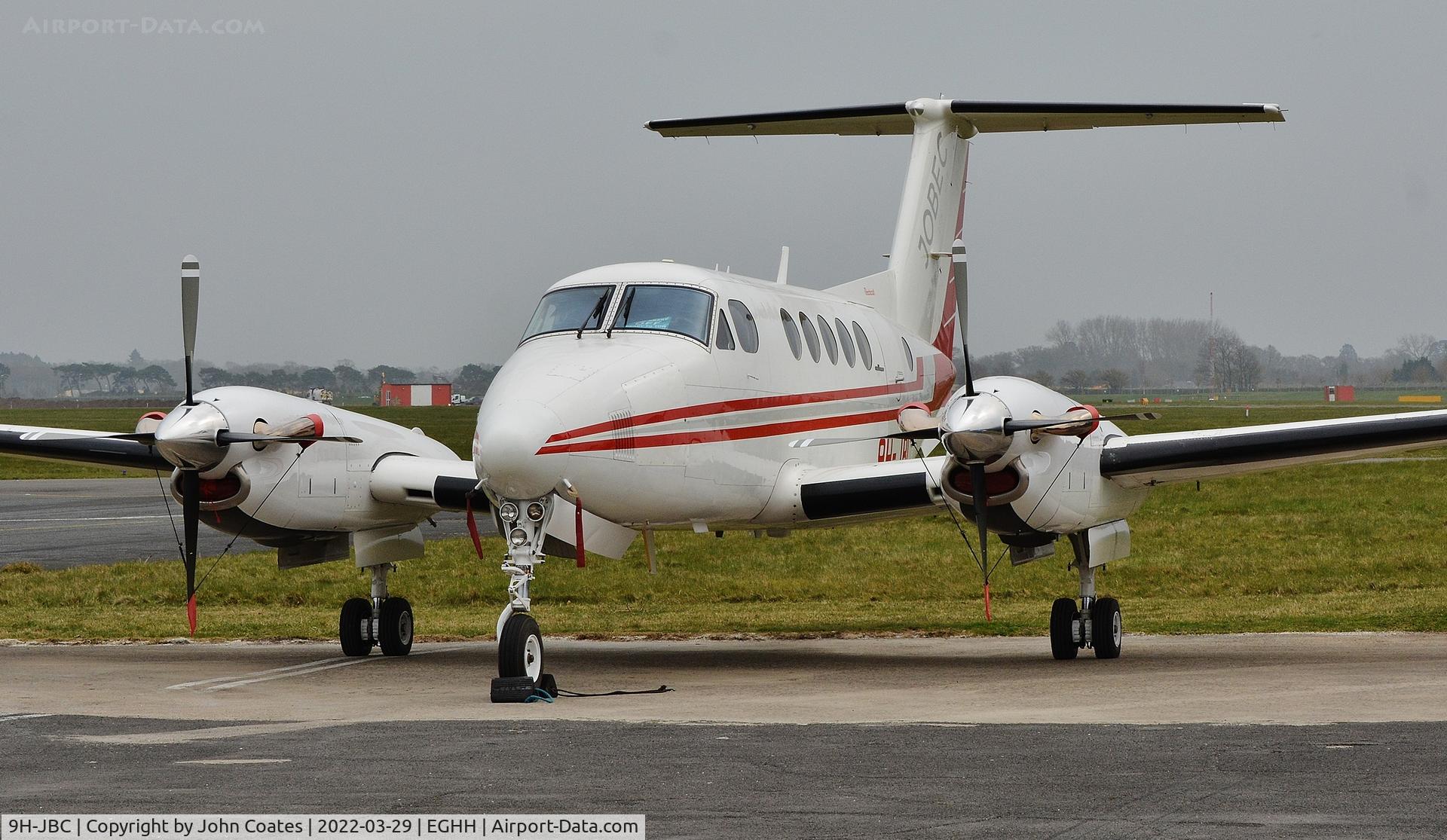 9H-JBC, 1977 Beech 200 Super King Air C/N BB-194, Parked at BAS