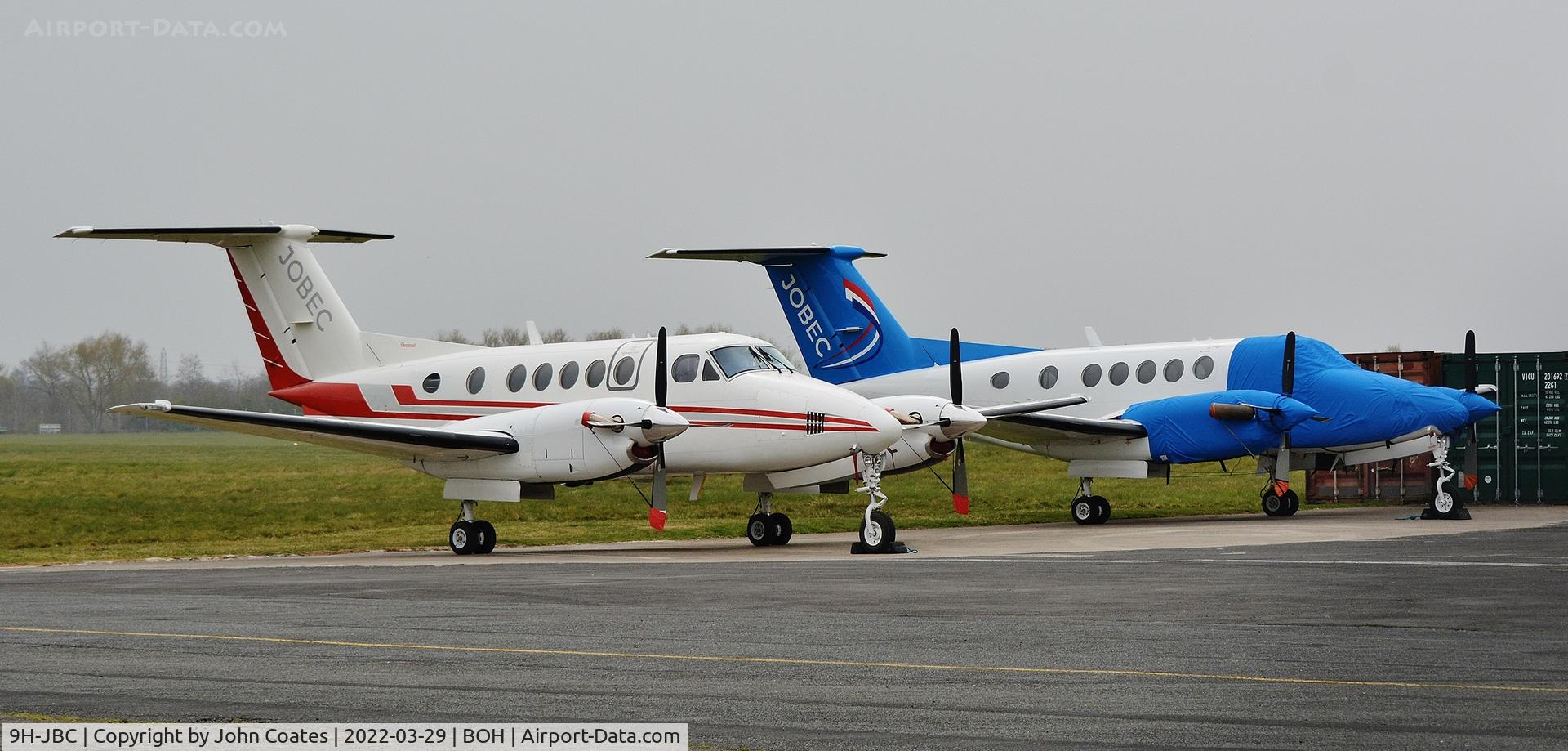 9H-JBC, 1977 Beech 200 Super King Air C/N BB-194, Parked at BAS
