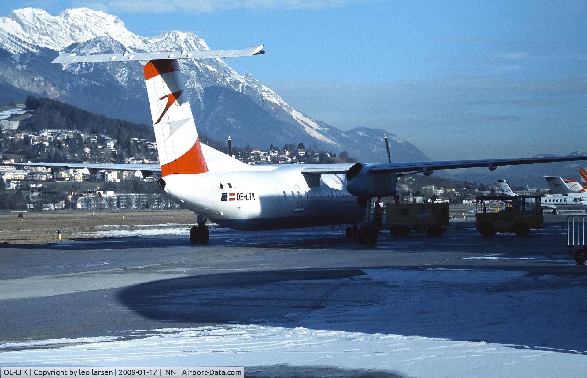 OE-LTK, 1997 De Havilland Canada DHC-8-314Q Dash 8 C/N 483, Innsbruck 17.1.2009