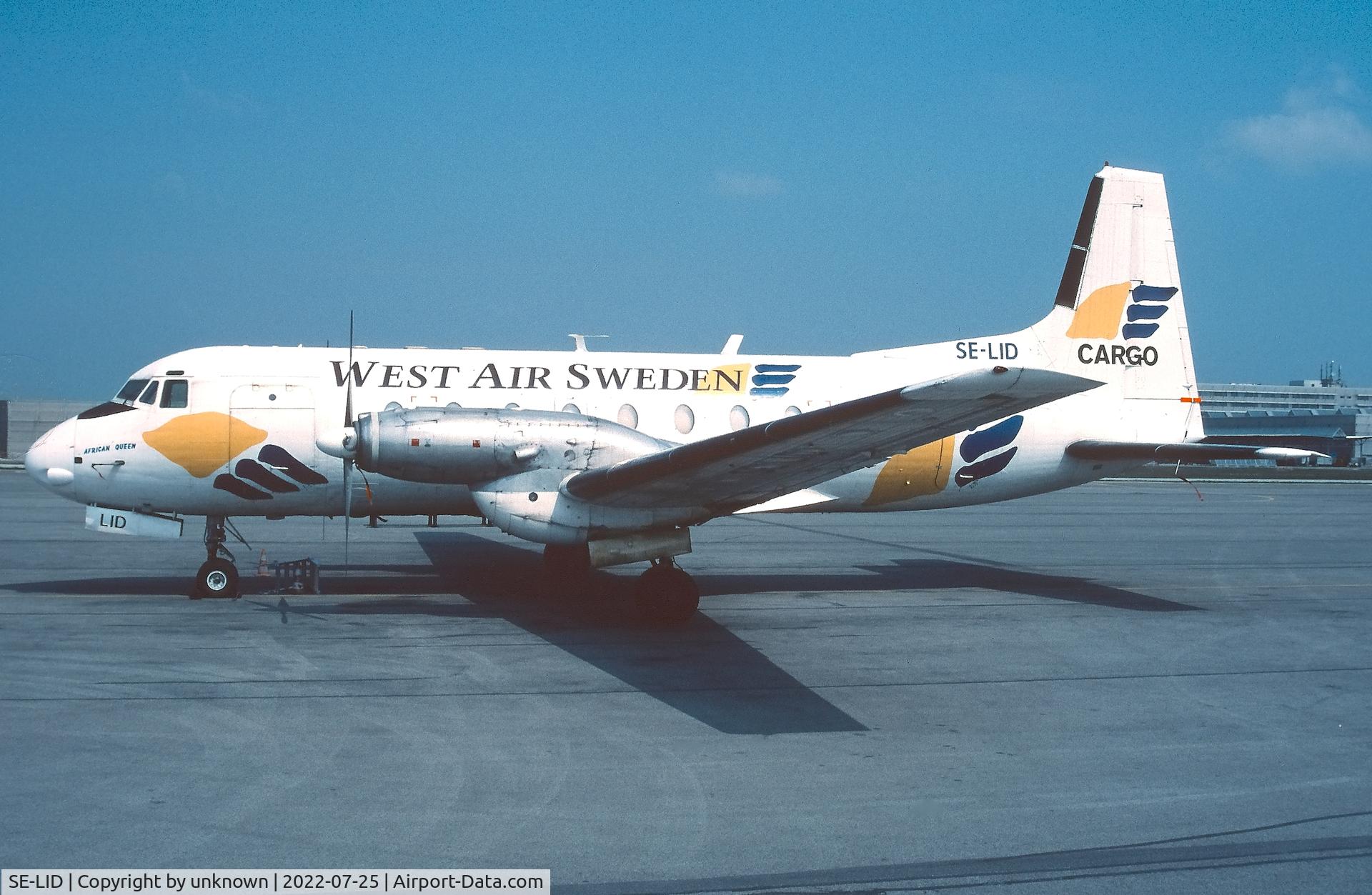SE-LID, 1978 British Aerospace HS.748-333 Srs 2A C/N 1760, unknown