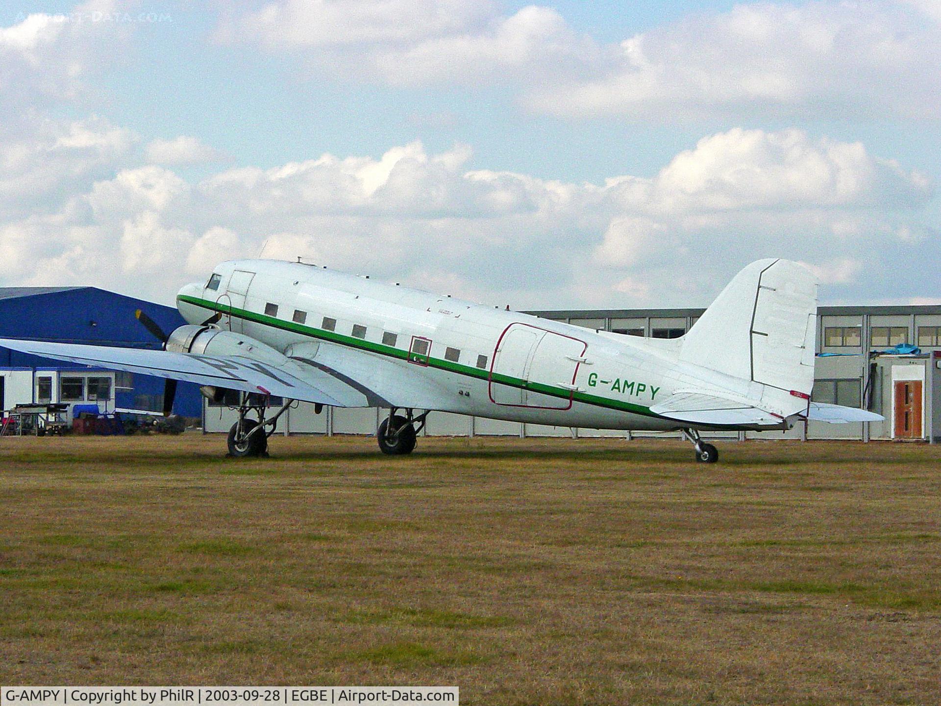 G-AMPY, 1944 Douglas C-47B-15-DK Dakota 4 C/N 26569, Another airframe with a long history. Believed still current as G-AMPY/KK116.
