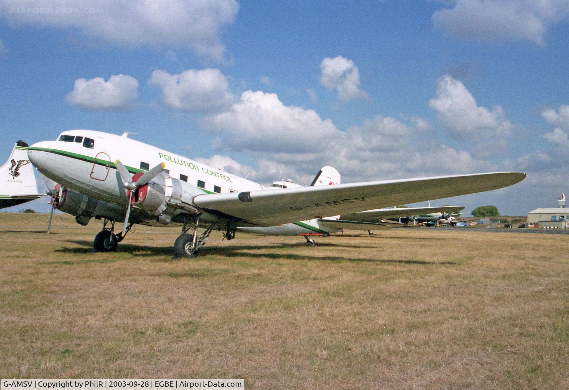 G-AMSV, 1944 Douglas DC-3A-467 (C-47B) C/N 16072, Believed airworthy again in 2018 in India as VP905 of the Indian Air Force and possibly destined for their museum.
