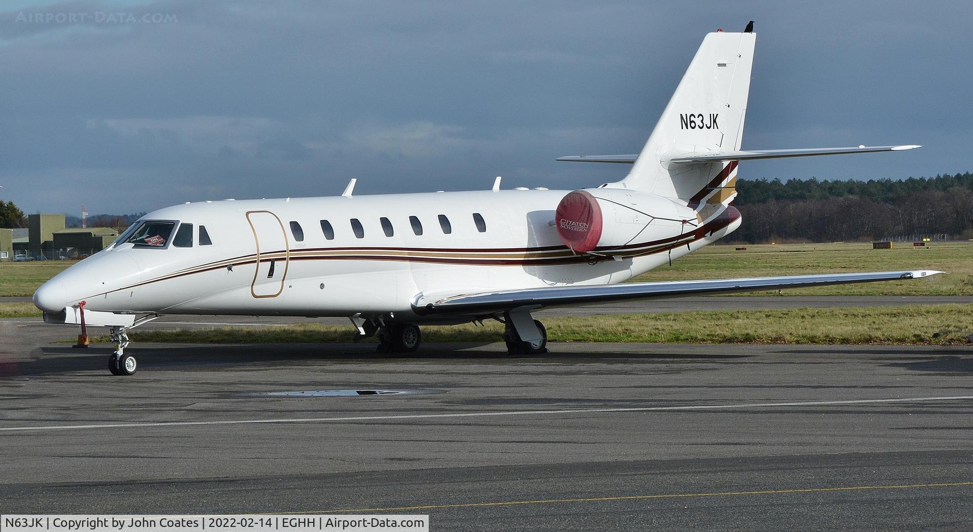 N63JK, 2011 Cessna 680 Citation Sovereign C/N 680-0290, Parked at Technicair