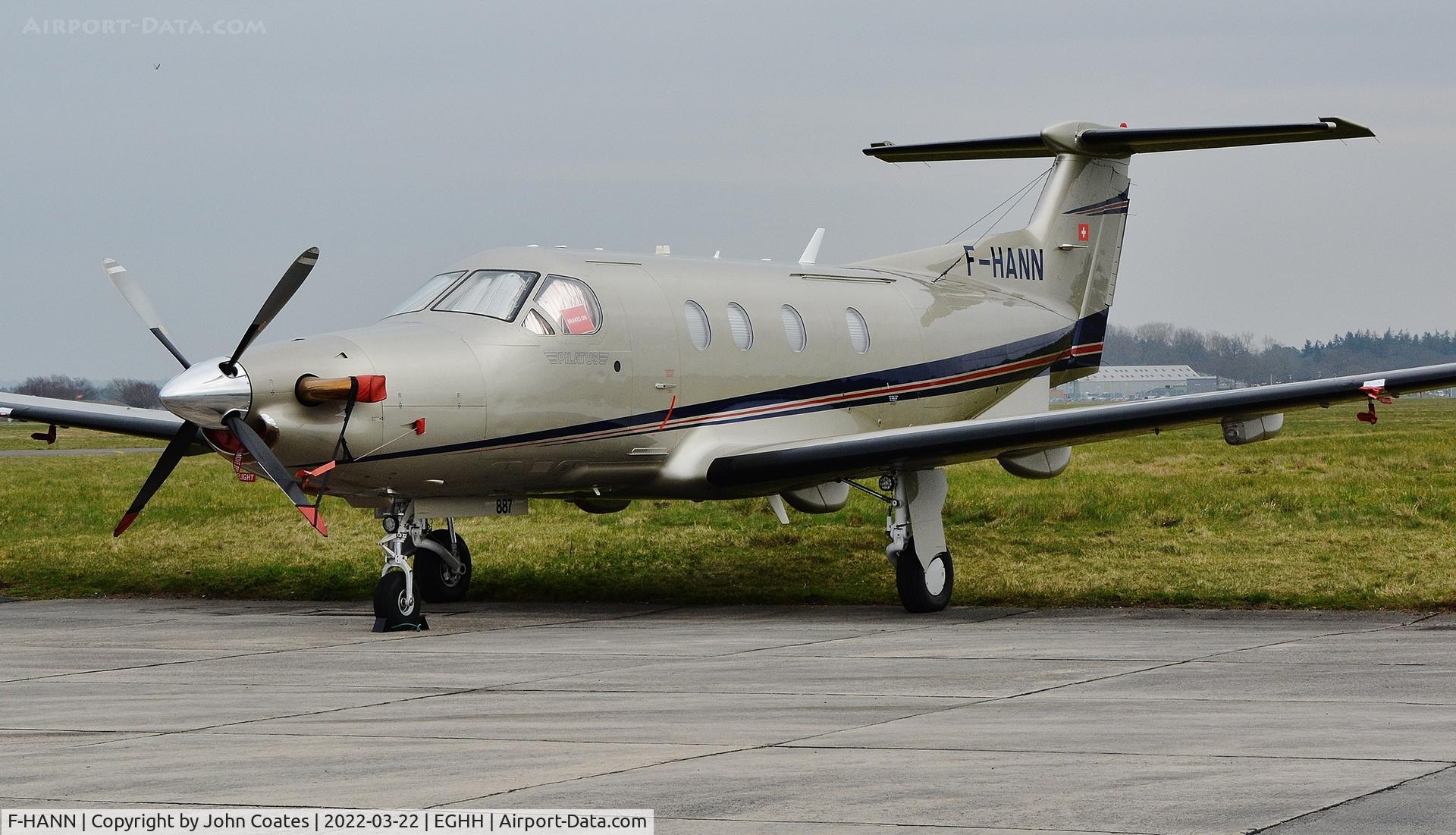 F-HANN, 2008 Pilatus PC-12/47E C/N 887, Parked at BAS