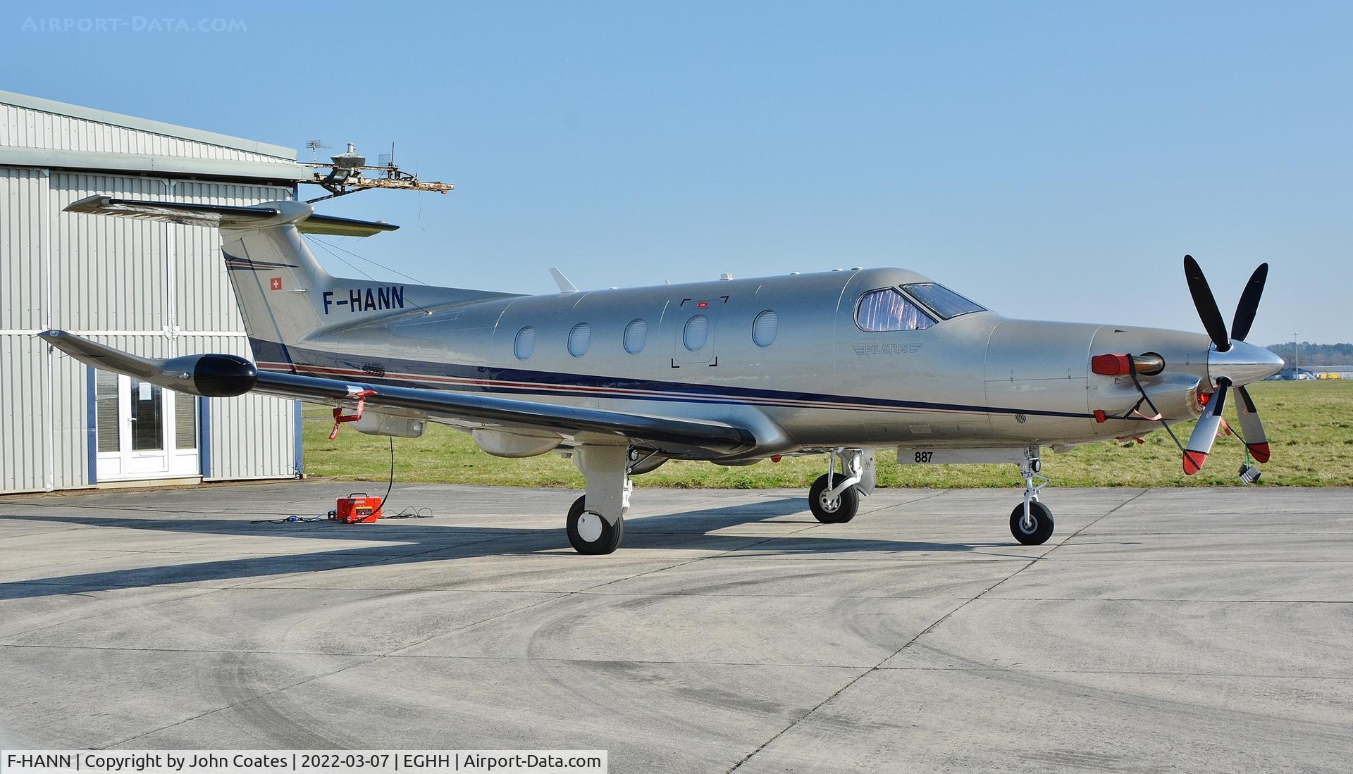 F-HANN, 2008 Pilatus PC-12/47E C/N 887, Parked at BAS