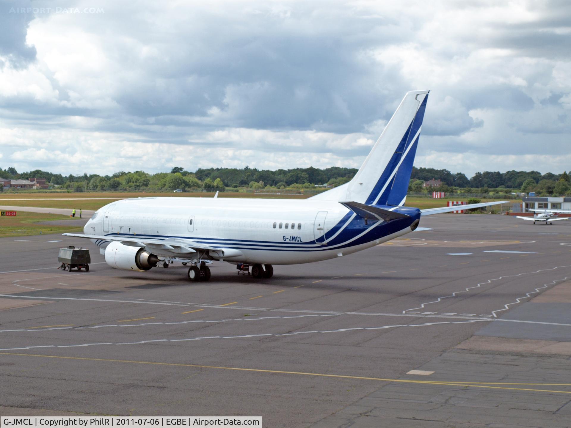 G-JMCL, 1988 Boeing 737-322F C/N 23951, 1988 airframe converted to a freighter in 2008.